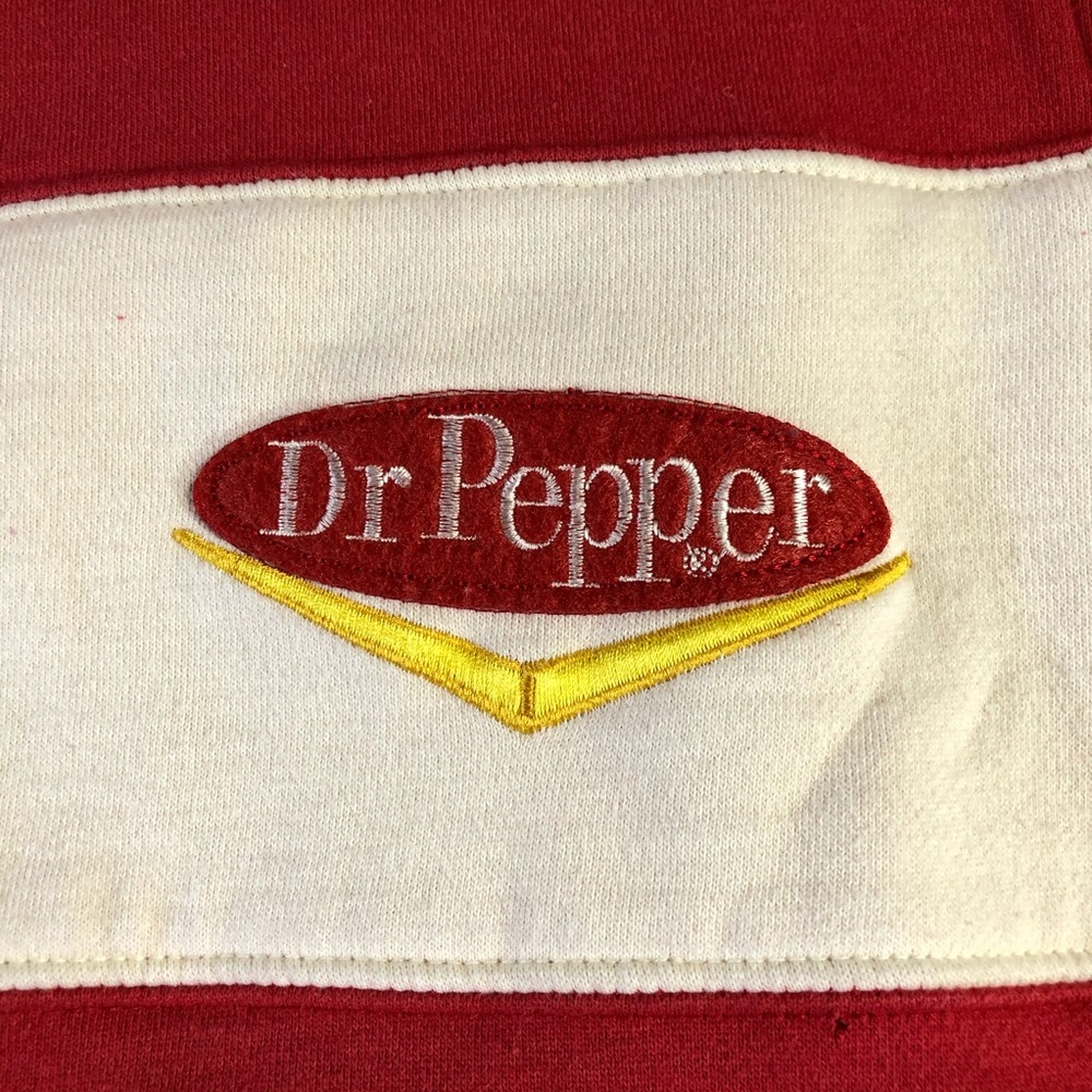 Dr Pepper Soda Moonlight Graham Baseball Retro Vintage Style Zip Up Vest L - Picture 4 of 8